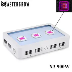 MasterGrow II 900W COB светодиодный светильник для выращивания растений, полный спектр, красный/синий/белый/UV/IR 410-730nm для выращивания растений в