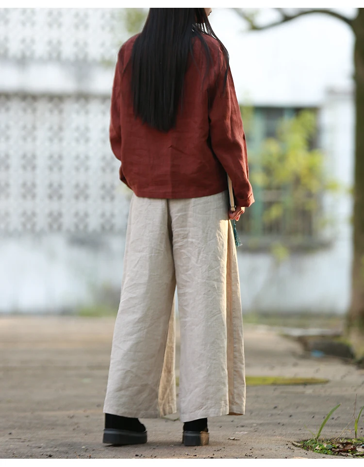 7257 wide leg pants elastic waist (3)