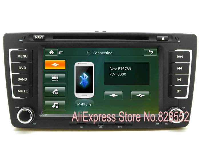 Бесплатная доставка популярный автомобильный DVD плеер для Skoda Octavia GPS радио ТВ