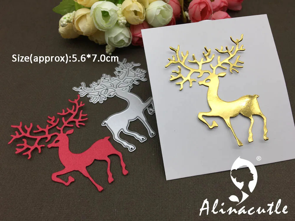 

AlinaCraft METAL CUTTING DIES cut santa reindeer Scrapbooking paper craft card album punch stencil art cutter die cut