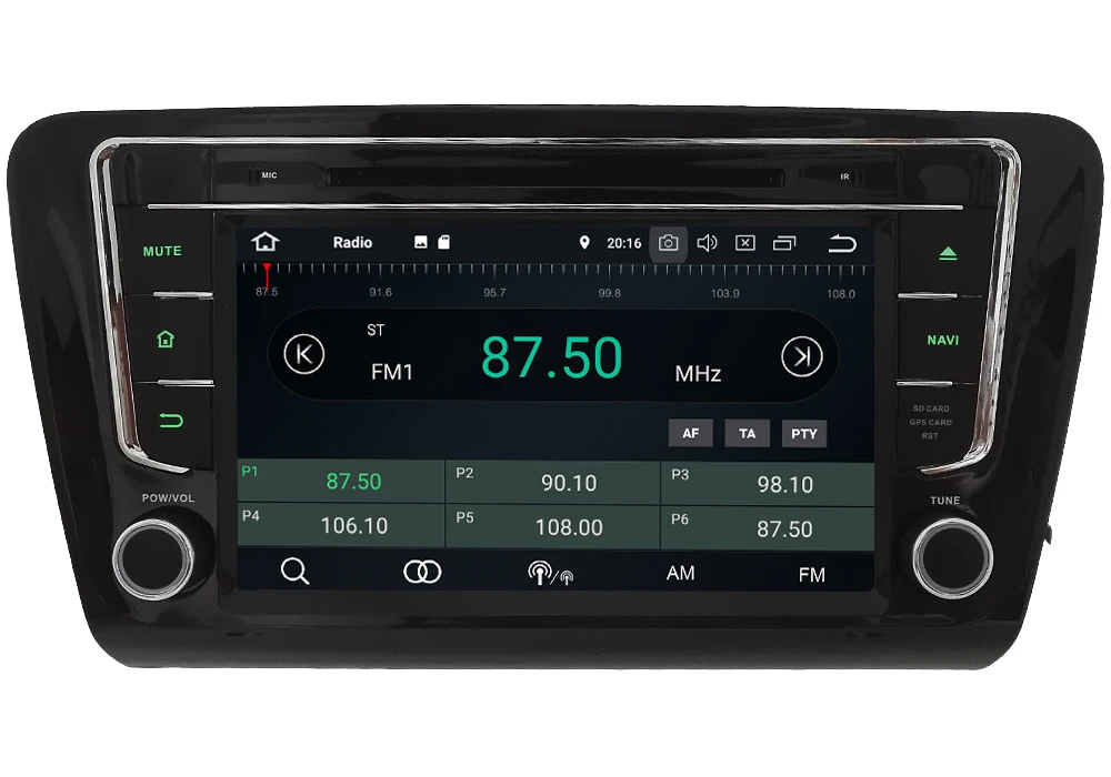 Top KLYDE 8" Octa Core 4G WIFI Android 8.0 7.1 4GB RAM 32GB ROM Car DVD Multimedia Player Stereo Radio For Skoda Octavia 2014 2015 2