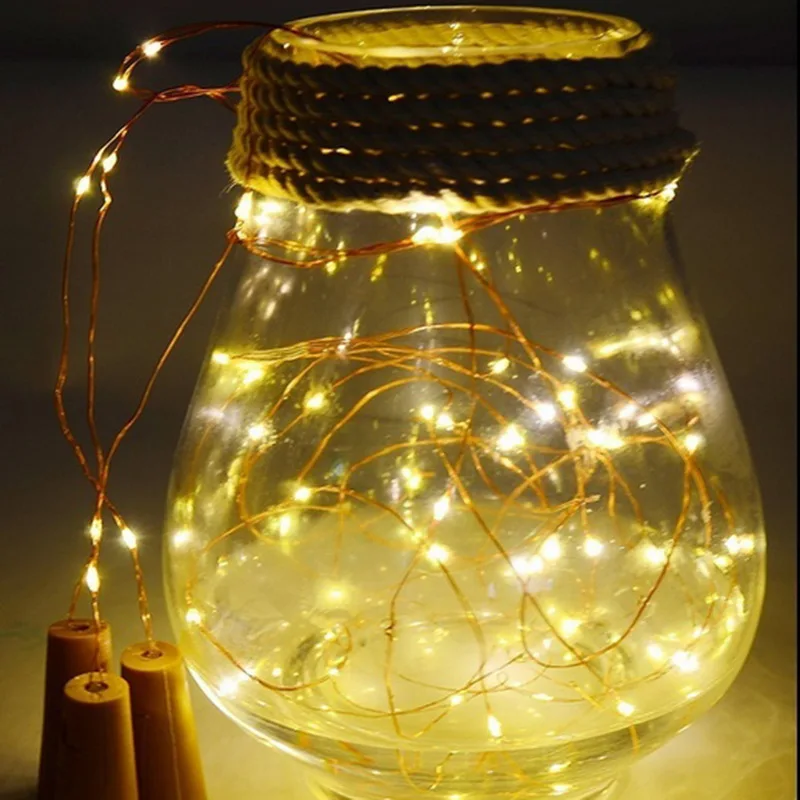 

2M(20lamps)/0.8M(8lamp) Battery Powered Decorative LED copper wire Fairy String Lights for Christmas Holiday Wedding and Party
