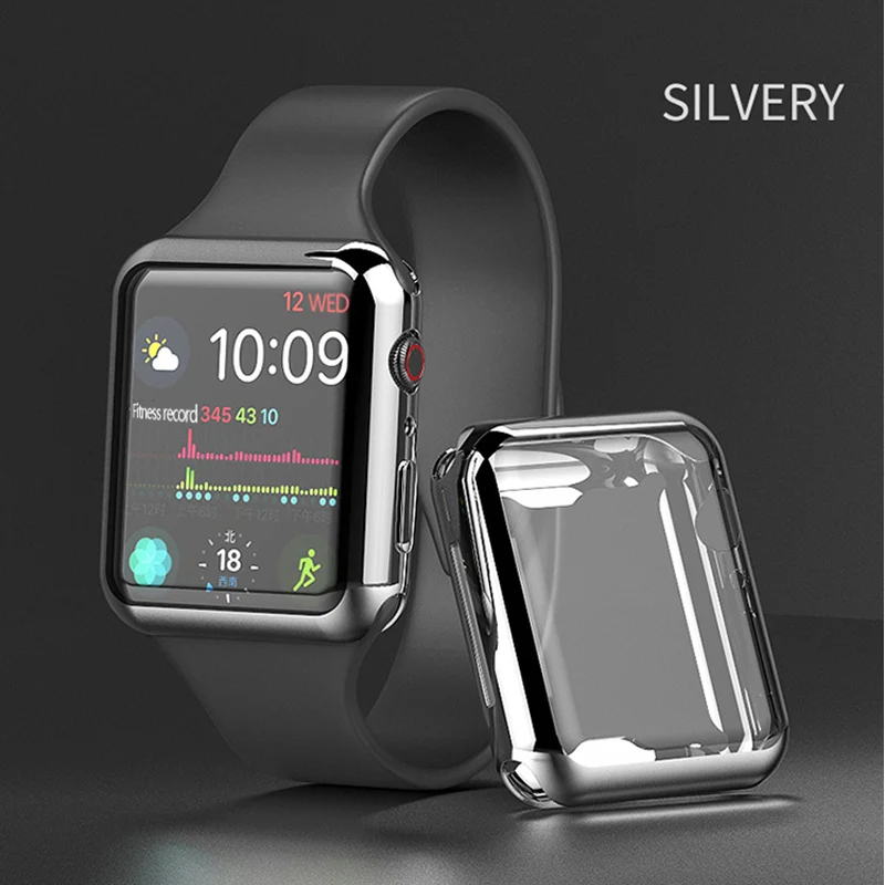 MDNEN чехол для Apple Watch, чехол для Iwatch 4, 3, 2, 1, ремешок 42 мм, 38 мм, 40 мм, 42 мм, ТПУ, защитный чехол для экрана