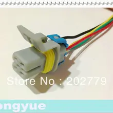 Longyue 10 шт. O2 кислородный датчик pigtal топливный насос жгут проводов с квадратный разъем 4 провода