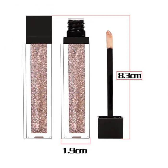 Hot Liquid Lipstick Metallic Glitter Waterproof Long Lasting Lip Gloss Cosmetics Shimmer Beauty Lips Makeup Matte Lipgloss SJ66