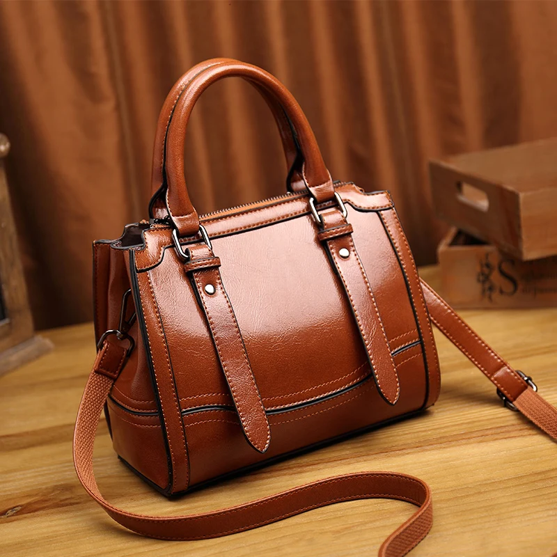 de couro das mulheres bolsa casual novo t49
