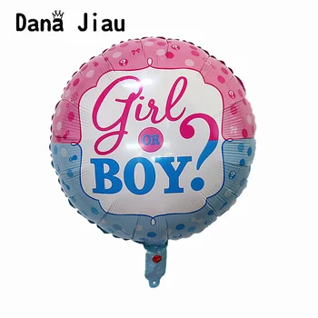 

girl or boy baby shower foil balloons small babies birthday party decoration ball princess crown pink animal it's a boy toy