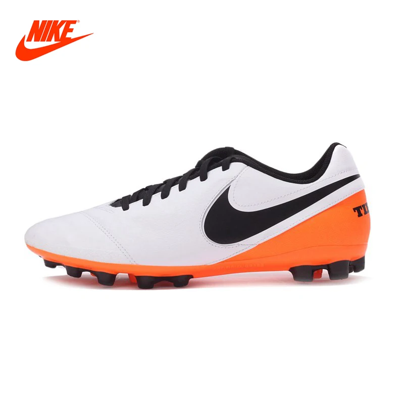 

Sport Original New Arrival NIKE TIEMPO GENIO II LEATHER AG-R Men's Football Soccer Shoes Sneakers