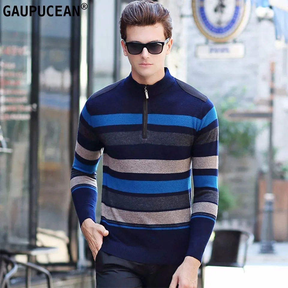 Aliexpress.com : Buy 100% Wool Men Sweater Winter Knitted