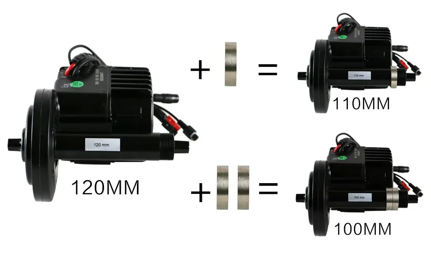 Excellent Free shipping stainless steel washer for Bafang BBS03/BBSHD mid drive motor 1