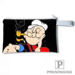 На заказ Popeye кошелек с рисунком кошелек на молнии Zero кошелек телефон Сумки для ключей мода небольшой женский кошелёк #19-01-22-4-214