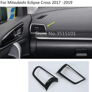 

Car inner garnish cover trim front side Air conditioning Outlet Vent 2pcs For Mitsubishi Eclipse Cross 2017 2018 2019 2020