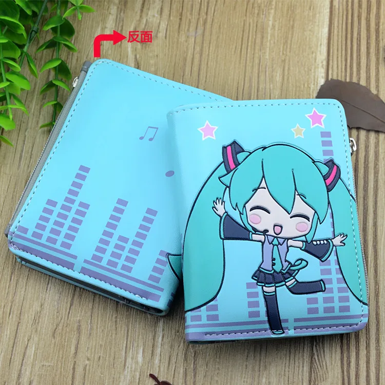 Re: жизнь в другом мире от Zero Rem Ram Hatsune Miku женский Kawaii короткий кошелек из искусственной кожи держатель для карт аниме-кошелек