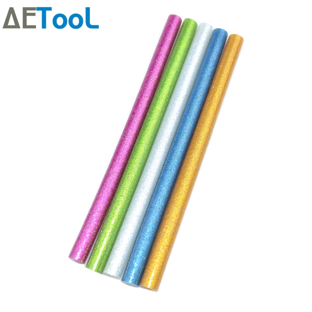 Aecool высокая вязкость 10 шт./лот цветные палочки термоклея 11 мм для клеевого пистолета клейкая Ручка DIY Искусство ремесло ручной инструмент для ремонта