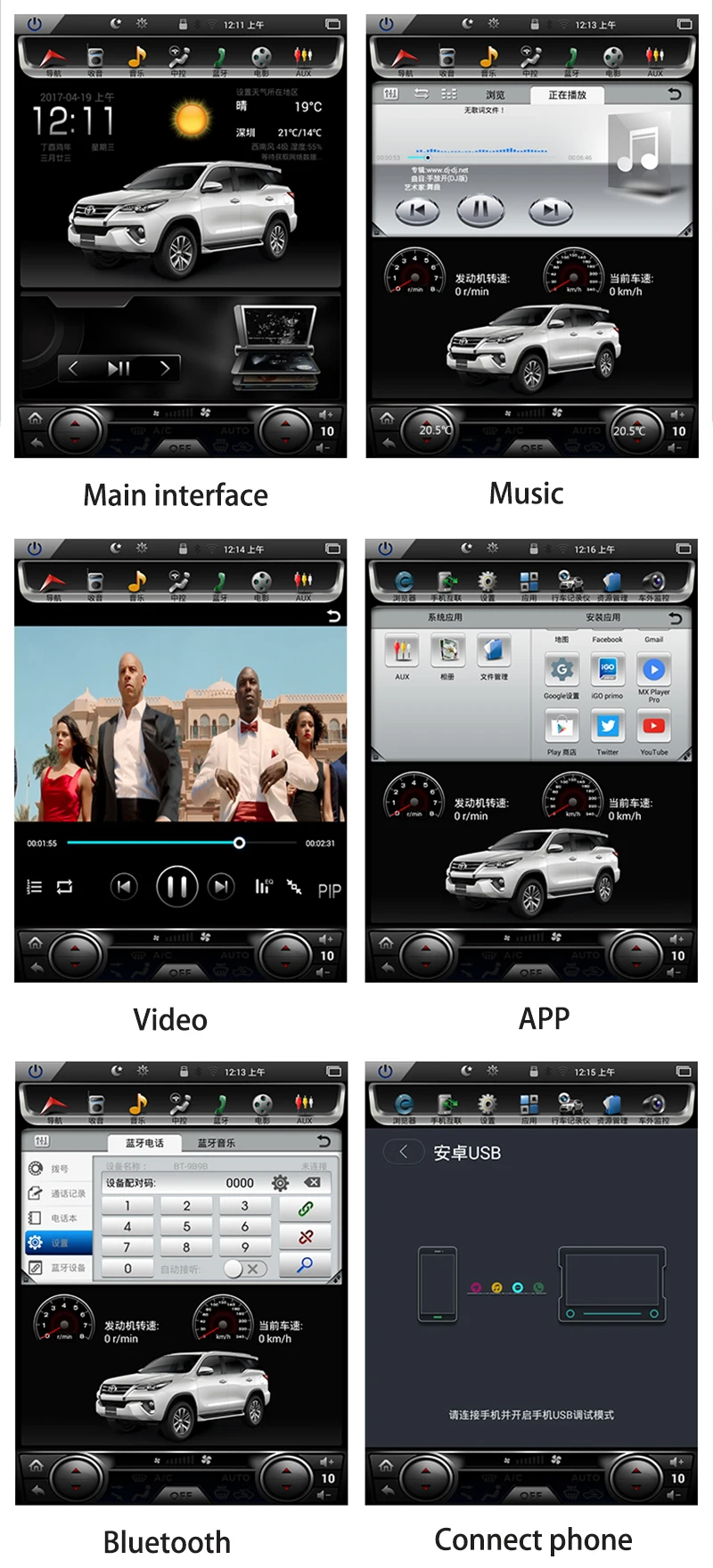 Top LiisLee Car Multimedia DVD GPS HiFi Audio Radio Stereo For Toyota Fortuner SW4 AN150 2015~2019 Original Style Navigation NAVI 2