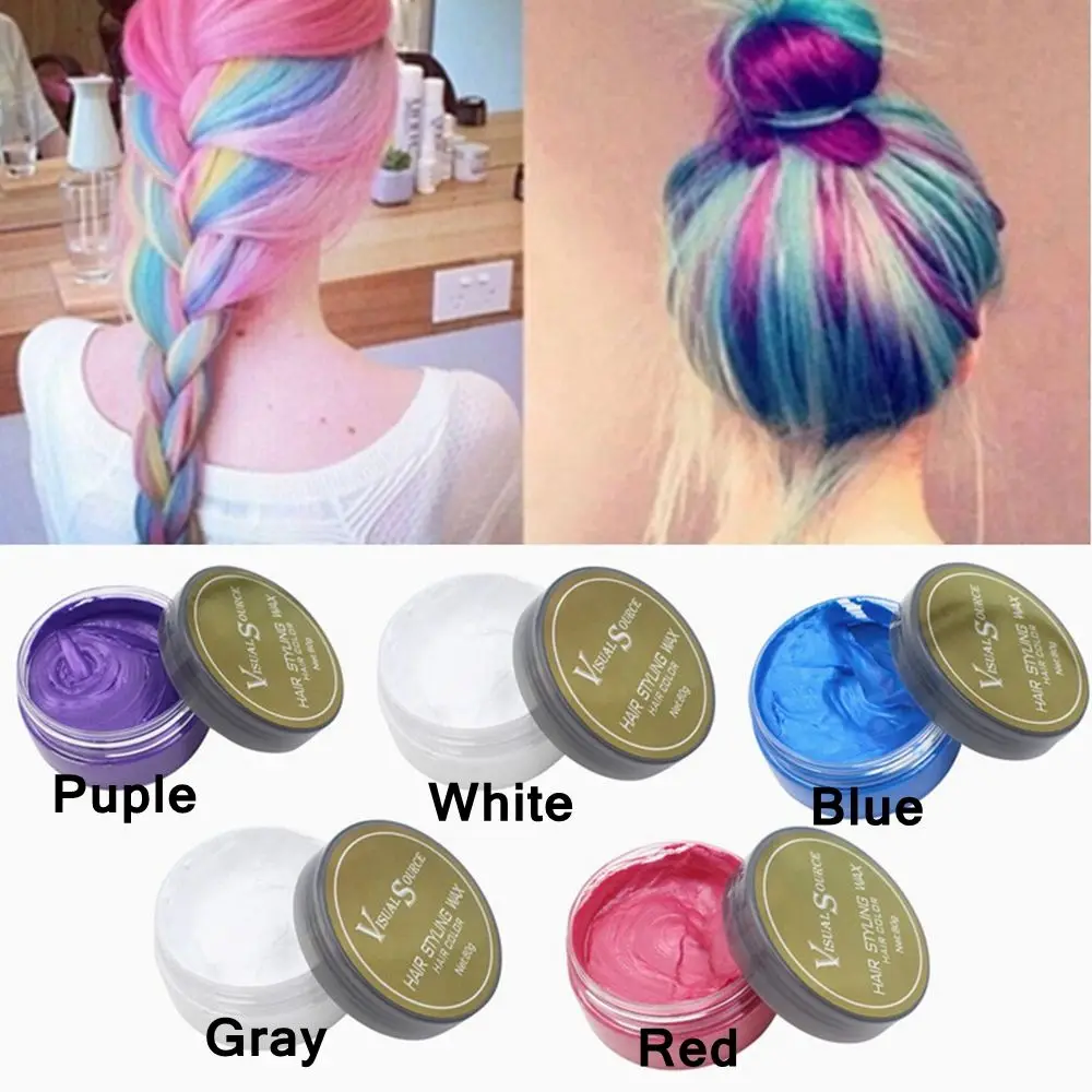 Buy 5 Colors Optional Temporary Hair Dye Cream Hair
