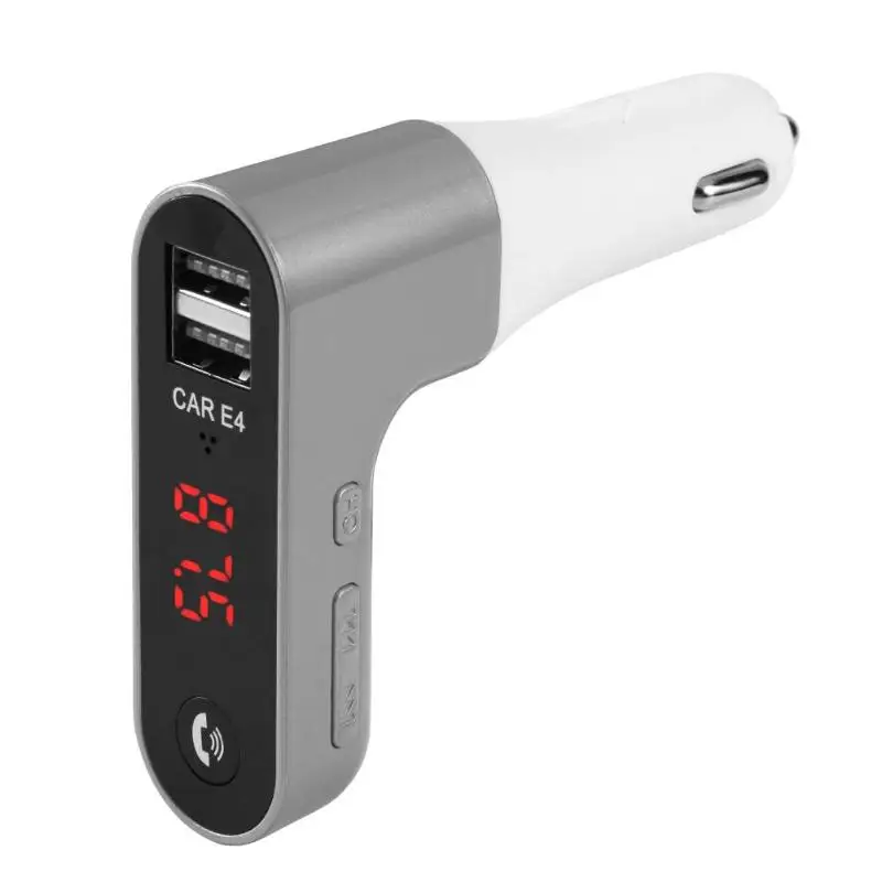 VODOOL Bluetooth Car Kit FM Transmitter Handsfree MP3 Music Audio Player Dual USB Charger AUX TF Car Bluetooth Receiver Adapter