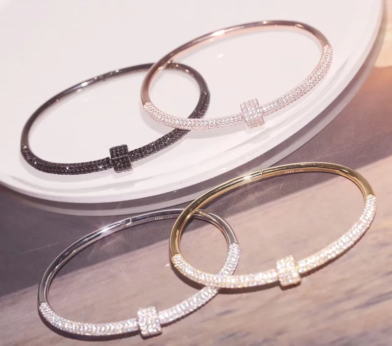 

Designer Fashion 925 Sterling Silver Jewelry 3A Cubic Zirconia Party Bangle