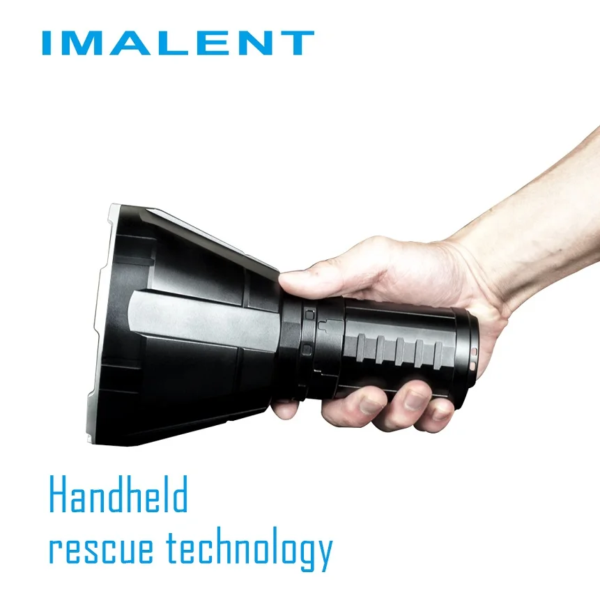 

IMALENT R70C LED Flashlight CREE XHP70 6500 LM with 18650 Battery and USB magnetically charged for Outdoor Search Light