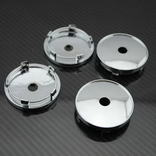 

4x 60mm Chrome Alloy Auto Car Wheel Rim Center Cap Cover Hub Dust-proof covers