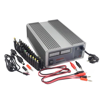 

Mini cps-3220 DC Power Supply 37pcs head Banana clip wire EU UK US adapter OVP/OCP/OTP low power 110V - 230V 0-32v 0-20A