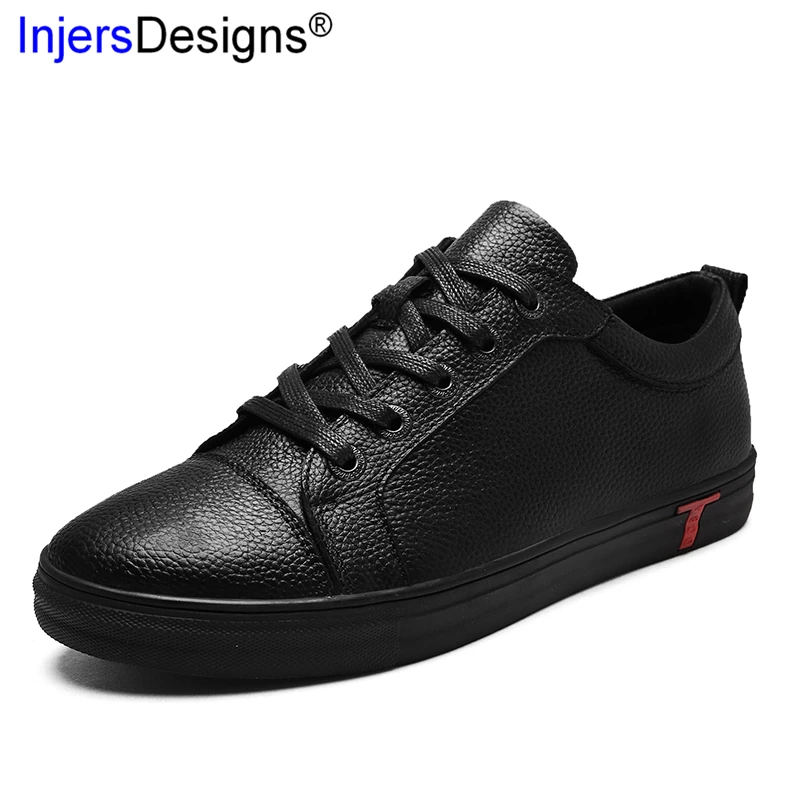 

Hot Sale High Top Skateboarding Shoes Men High Quality Genuine Leather Causal Sneakers Men Trainers Shoes Zapatos Big Size 38-48