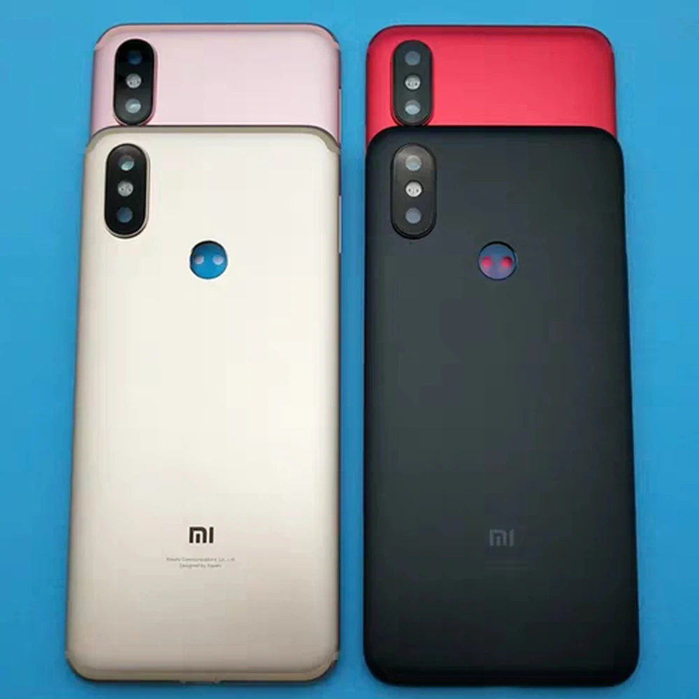Задняя крышка с отпечатком пальца для Xiaomi MI A1 задняя боковыми клавишами камера