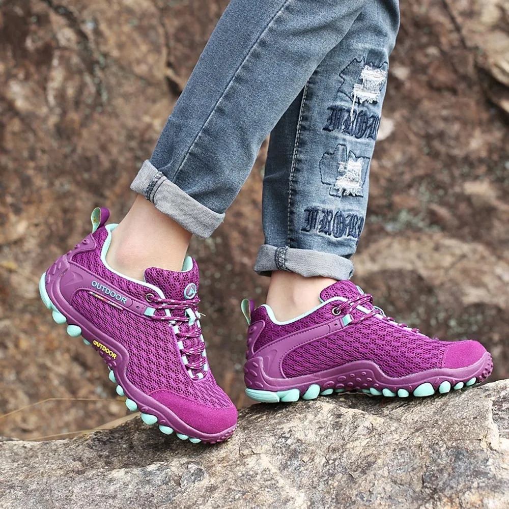 

Women Hiking Shoes Mountain Climbing Trekking Shoes Professional Breathable Outdoor Sneaker For Camping Travel Shoe