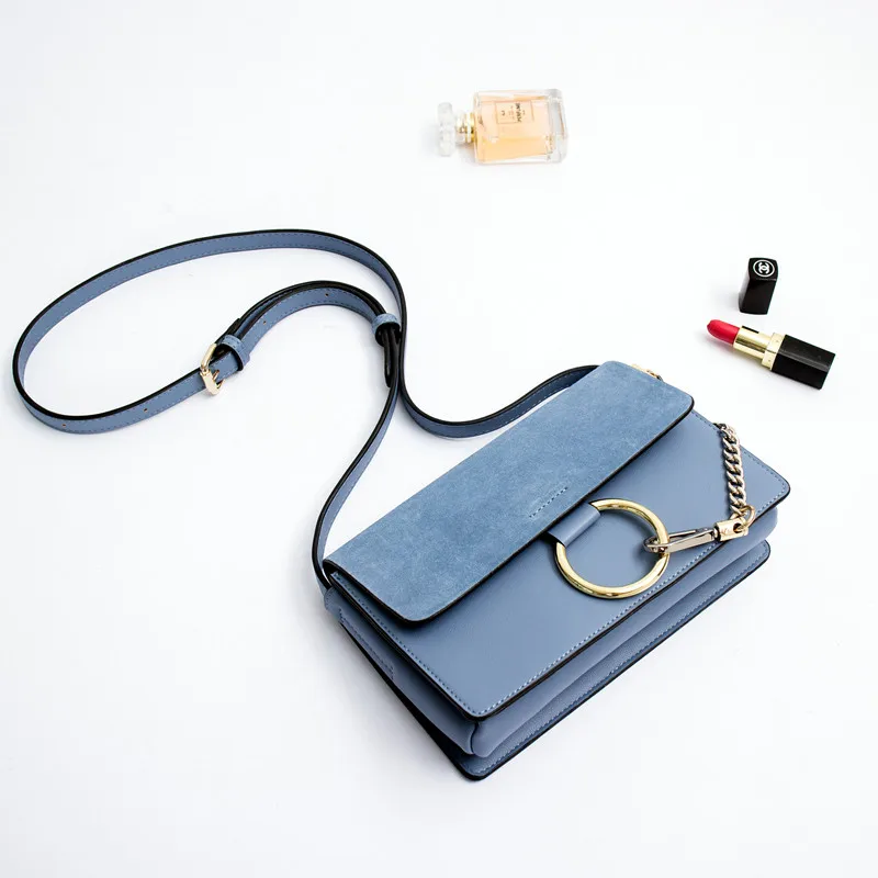 

Genuine leather women's messenger bag cowhide female's flap one shoulder crossbody girl's handbag BT-0107