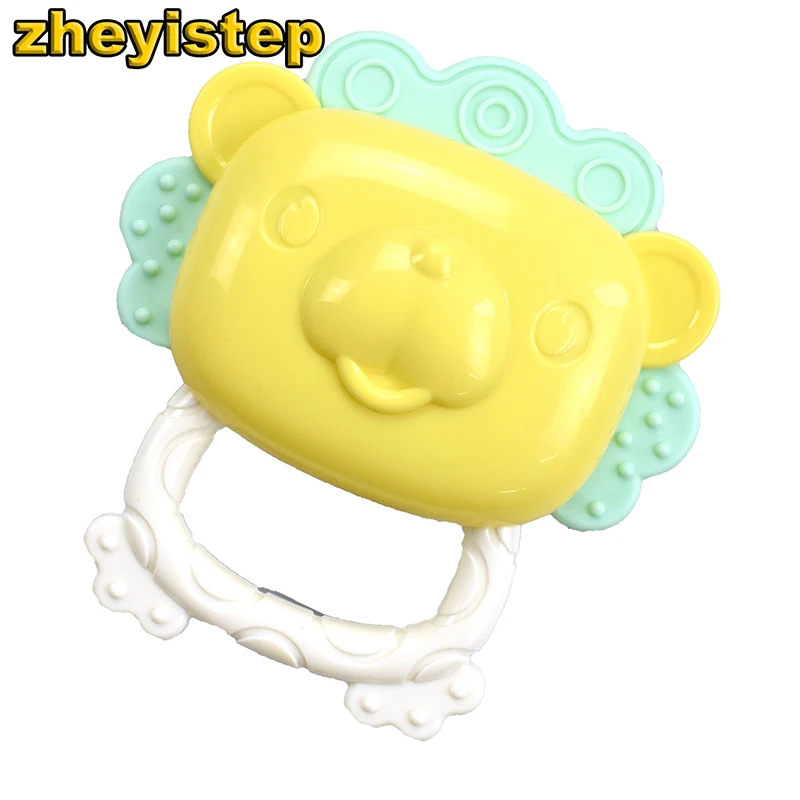 

Cute Lion Toy Baby Rattle Molar Plastic Ring Bed Bell Ring Newborn Toys 0-12 Months Teether Baby Educational Toys