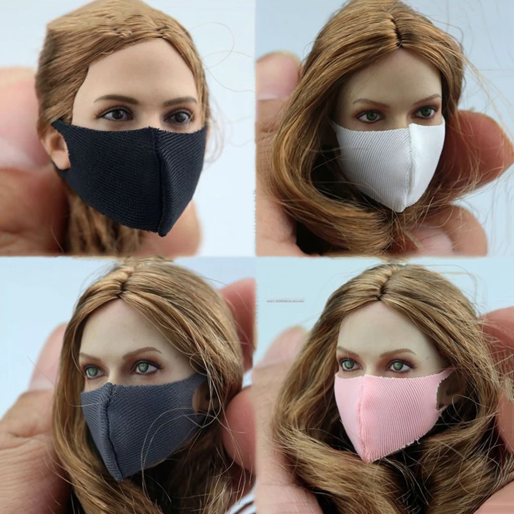 16 Scale 4 Color 16 Elasticity Mouth Mask Female Figure Masks