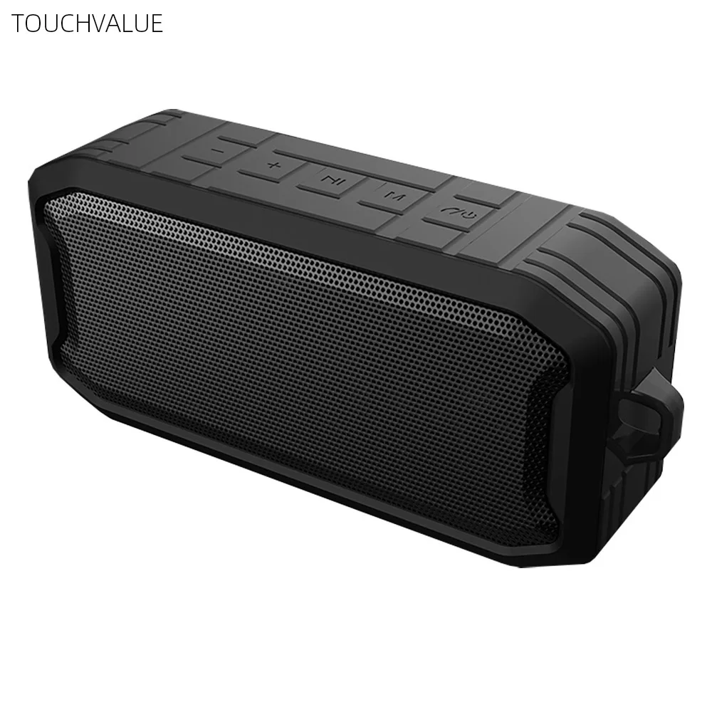 

IPX7 Waterproof Outdoor Speaker Bluetooth Portable Sound Box 1200mAh Support AUX U Disk TF Card Playing Black Red Green