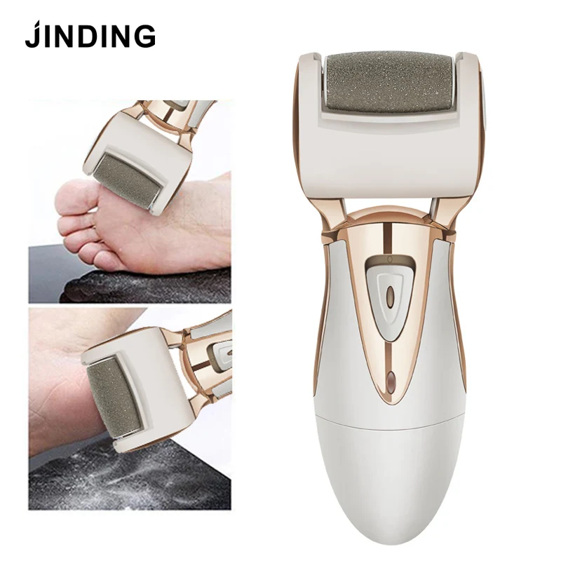 

JINDING Electric Foot File Callus Remover Pedicure Peeling Machine Electric Exfoliator Heel Cuticles Remover Feet Care Tool
