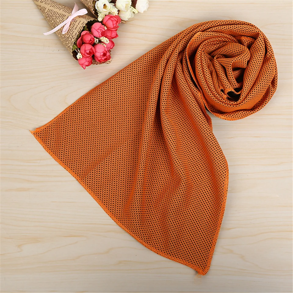 BeddingOutlet Cold Sports Towel Instant Cooling Ice Towel 1pc Travel Quick Dry Yoga Portable Gym Running 30x90cm
