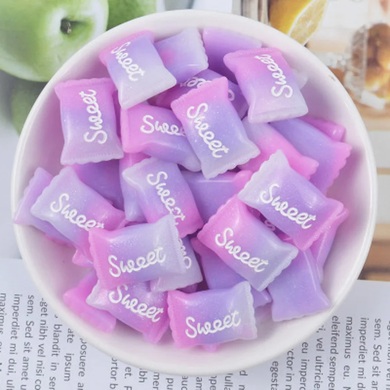 

5pcs Slime Charms Colorful Sweet Sugar Polymer Slime Box Toy for Children Charms Lizun Modeling Clay DIY Accessories for Kids