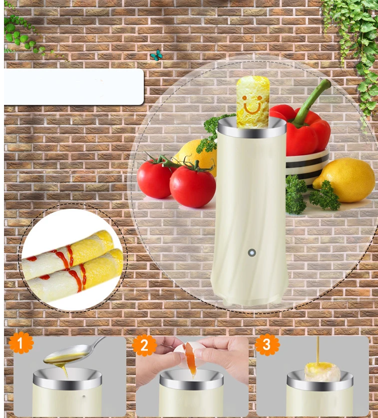 Автоматическое электрическое мини-устройство для изготовления рулетов омлет Кухонный для завтрака охлаждающая яичная плита мастер вареная с вилкой ЕС Automastic House