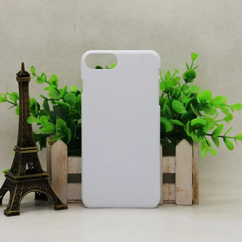 

For IPHONE 7-PLUS Blank Sublimation 3D Hard Cases Glossy or Matte DIY Heat Transfer Full Printing back covers