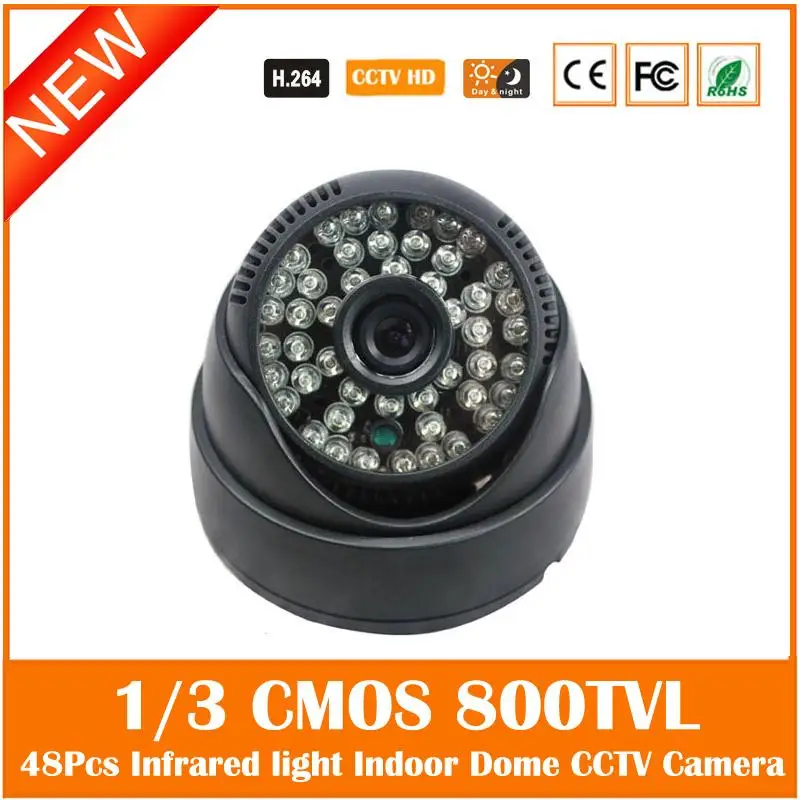 Cmos 800tvl Dome Camera Infrared Night Vision Ircut Filter Plastic
