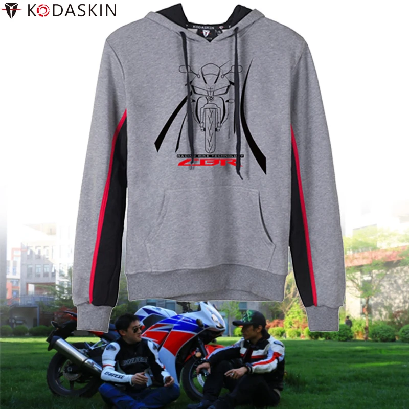 Винтажные толстовки KODASKIN Мужская одежда свитшоты с капюшоном для Honda CBR 190 250 300 400