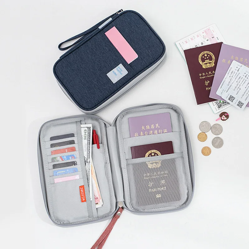 

Waterproof Passport Covers Oxford Women Travel Wallet Card Package Document Holder Journey Men Storage Bag Accessories Supplies