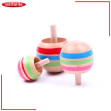 3 шт./лот деревянный стоячий волчок Beyblade детские забавные игрушки кукольный колышек Toupie обучающая игрушка для детей