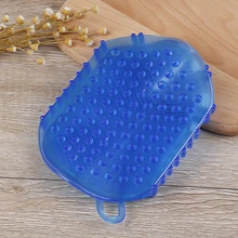 1 шт. силиконовые массажные скрабы перчатки для пилинга тела ванна щетка отшелушивающие перчатки