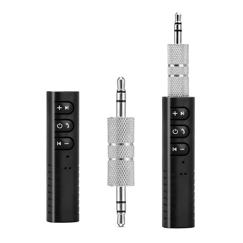 Rovtop Mini 3.5mm Jack Bluetooth Car Kit Handsfree Music Audio Receiver Adapter Auto Bluetooth AUX for Speaker Headphone Car Z2