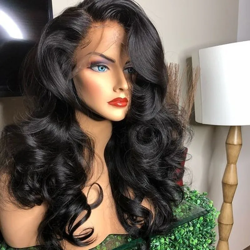 long hunman hair wig for black women 5