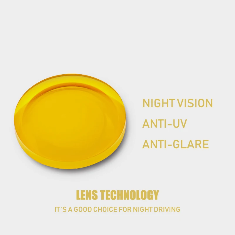 Toketorism, солнцезащитные очки по рецепту, желтые линзы, ночное видение для мужчин и женщин, цветные линзы для глаз YS001