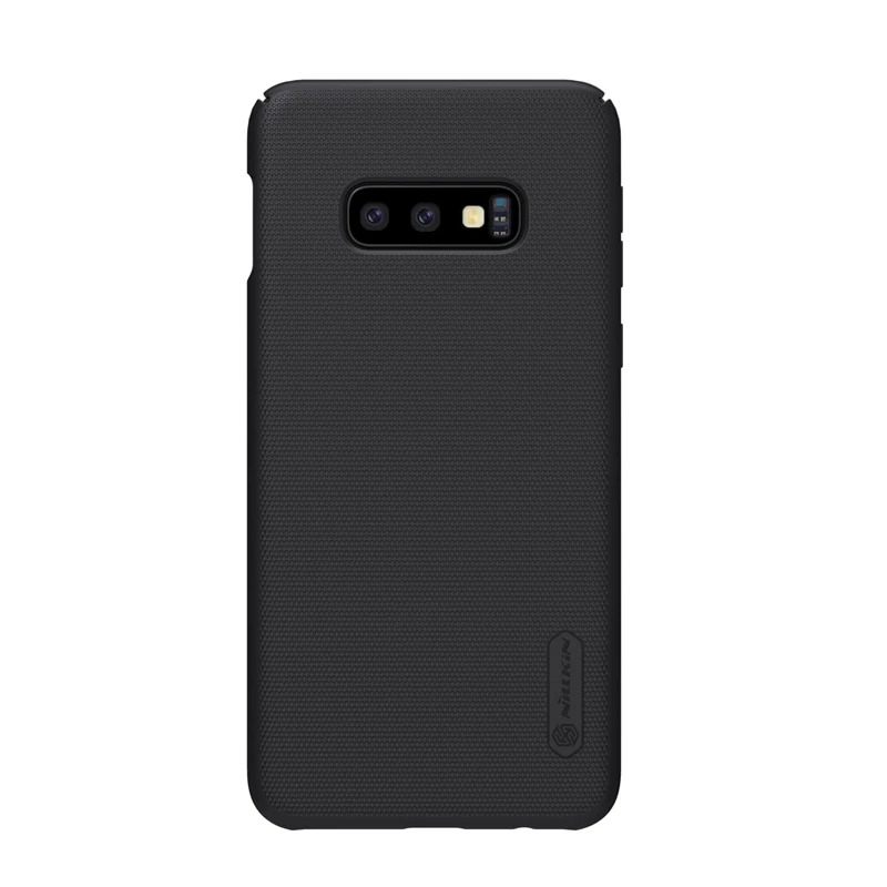 For Samsung Galaxy S10e case cover global S10e back cover Super Frosted protective case samsung s10e Nillkin original case - Цвет: Black