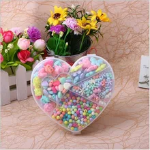 DIY beads necklace bracelet toy Learning Education girl toys wooden jewelry string of beads children bead set crafts puzzles