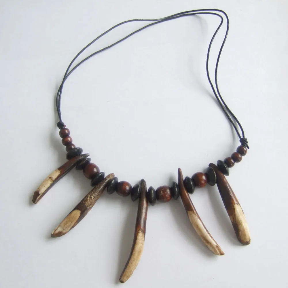 taxidermy Genuine wild boar teeth necklace tooth jewellery bracelet trophy