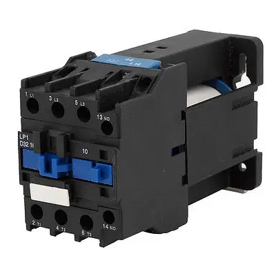 

N/O 3 Poles AC Contactor 35mm DIN Rail Mount 220V Coil LP1-D3210