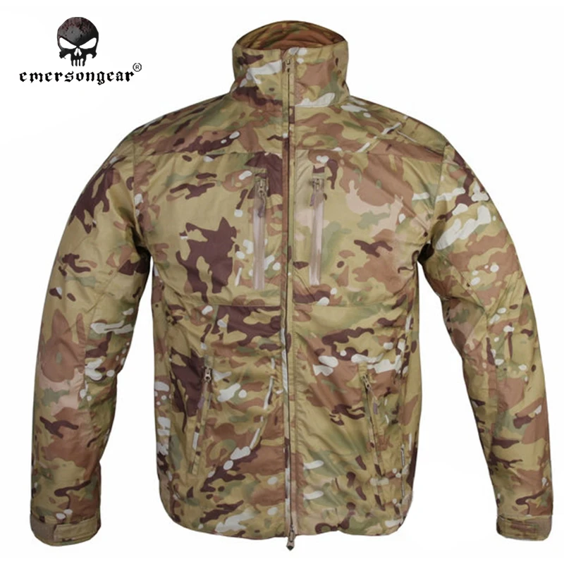 

Emersongear SoftShell Jacket Trench Breathable Perspiration Emerson Outdoor Light Tactical Autumn Winter EM6810M MultiCam